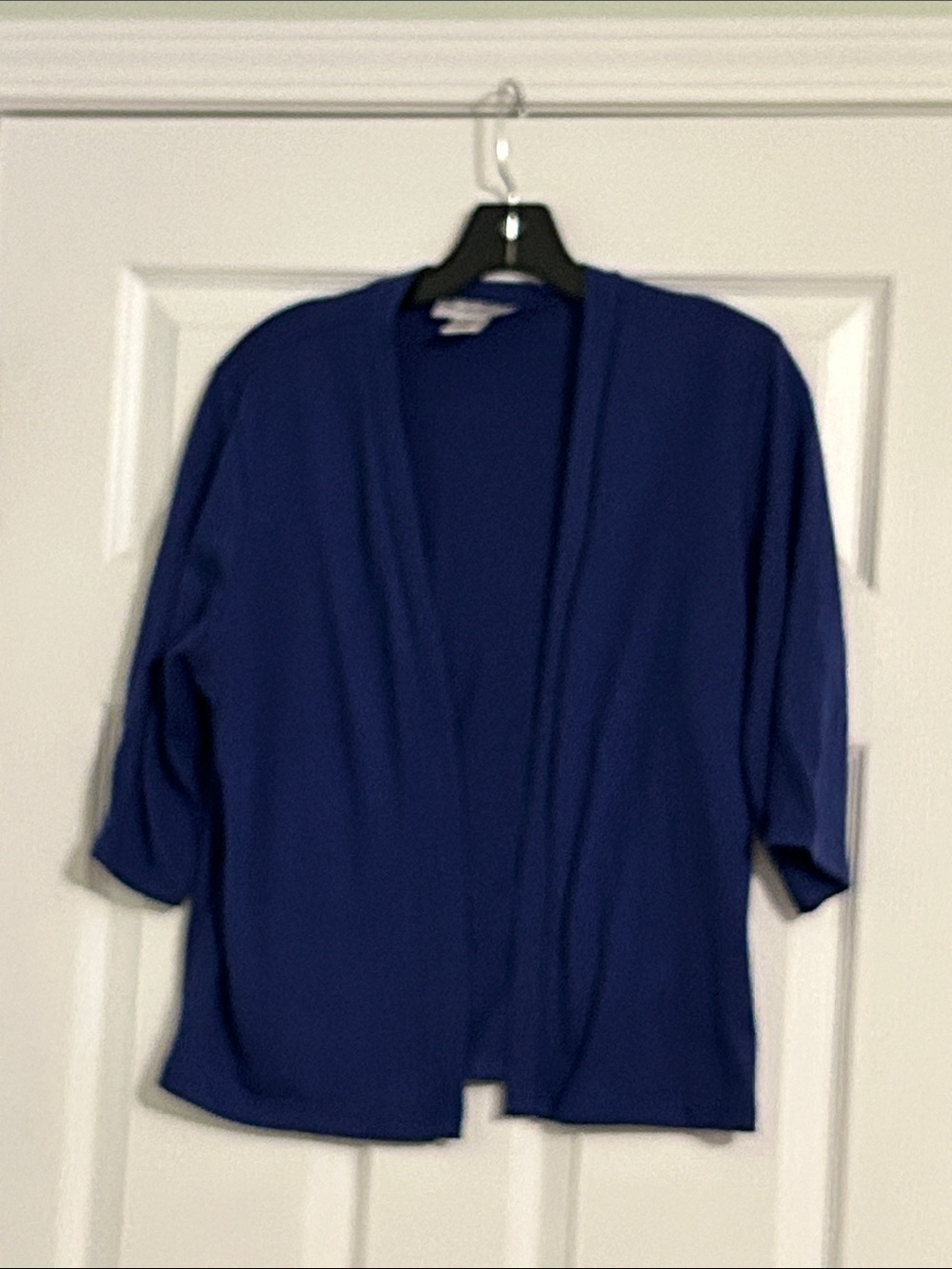 NorthStyle Open-Front Cardigan in Navy Blue